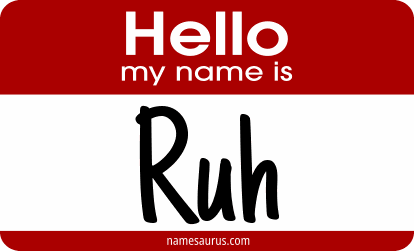 Hello my name is Ruh png download