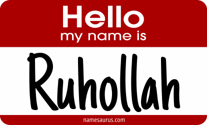Hello my name is Ruhollah png download