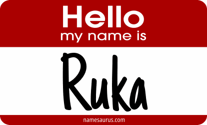 Hello my name is Ruka png download