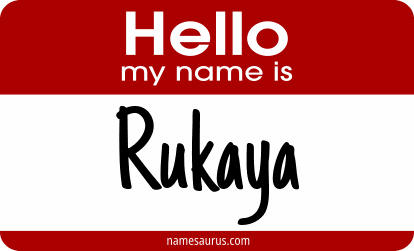 Hello my name is Rukaya png download