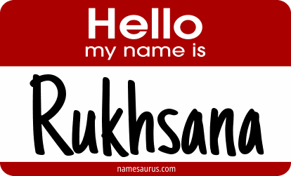 Hello my name is Rukhsana png download