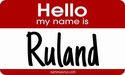 Hello my name is Ruland png download