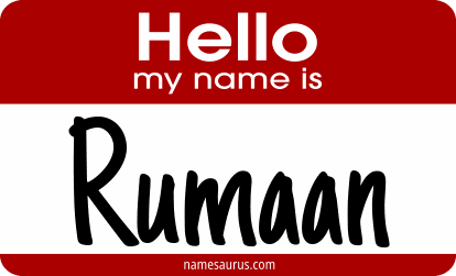 Hello my name is Rumaan png download