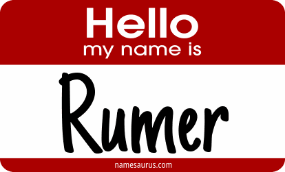 Hello my name is Rumer png download
