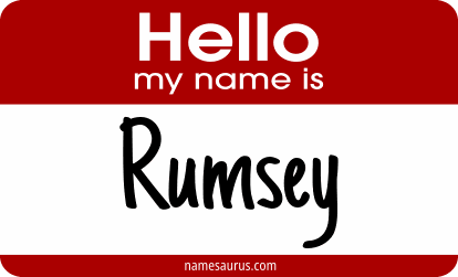 Hello my name is Rumsey png download