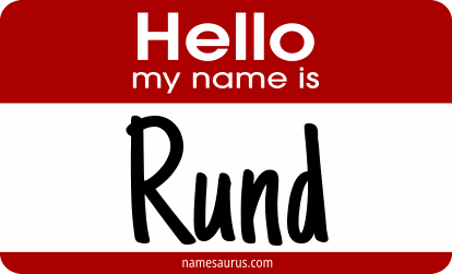 Hello my name is Rund png download