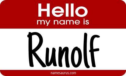 Hello my name is Runolf png download