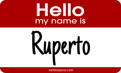 Hello my name is Ruperto png download