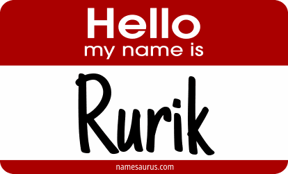 Hello my name is Rurik png download