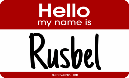 Hello my name is Rusbel png download
