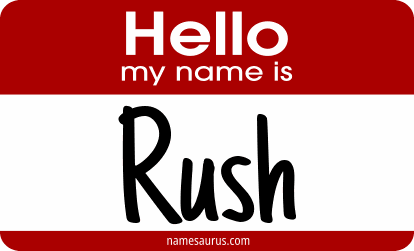 Hello my name is Rush png download