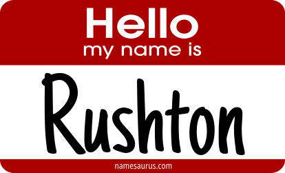 Hello my name is Rushton png download