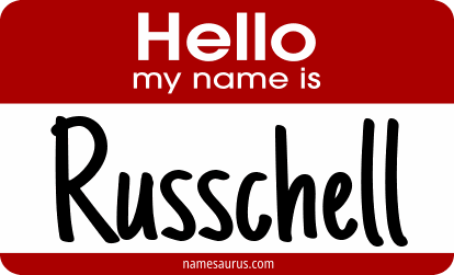 Hello my name is Russchell png download