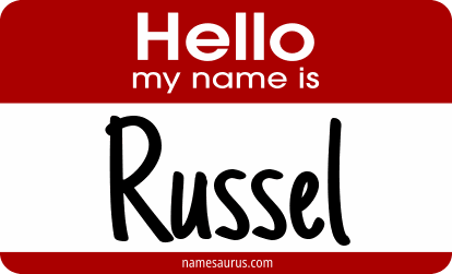 Hello my name is Russel png download