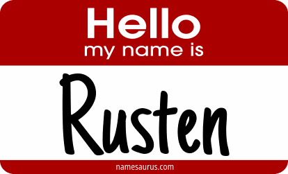 Hello my name is Rusten png download