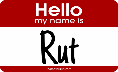 Hello my name is Rut png download