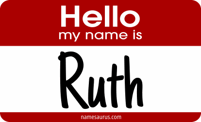 Hello my name is Ruth png download