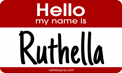 Hello my name is Ruthella png download