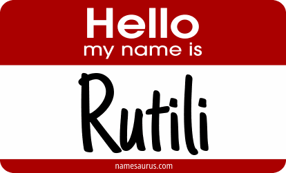 Hello my name is Rutili png download