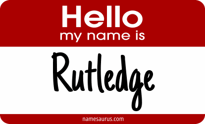 Hello my name is Rutledge png download