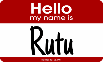 Hello my name is Rutu png download