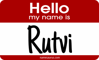 Hello my name is Rutvi png download