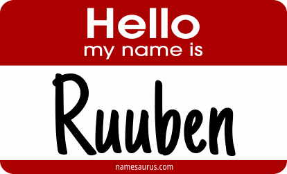 Hello my name is Ruuben png download