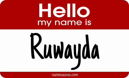 Hello my name is Ruwayda png download