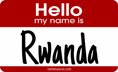 Hello my name is Rwanda png download