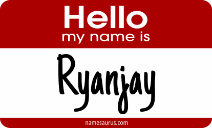 Hello my name is Ryanjay png download