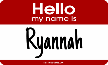 Hello my name is Ryannah png download