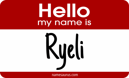 Hello my name is Ryeli png download