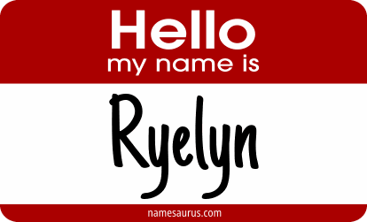 Hello my name is Ryelyn png download