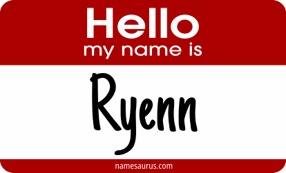 Hello my name is Ryenn png download
