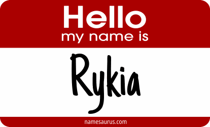 Hello my name is Rykia png download
