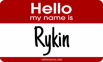 Hello my name is Rykin png download