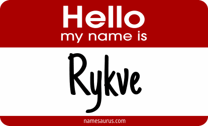 Hello my name is Rykve png download
