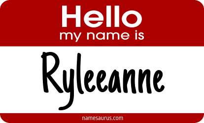 Hello my name is Ryleeanne png download
