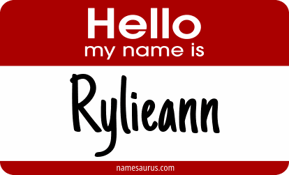Hello my name is Rylieann png download