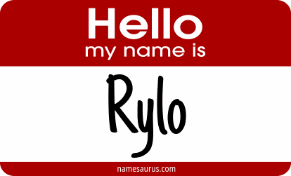 Hello my name is Rylo png download