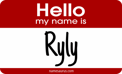 Hello my name is Ryly png download
