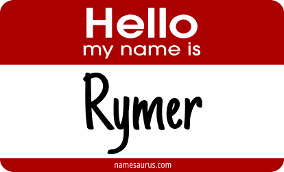 Hello my name is Rymer png download