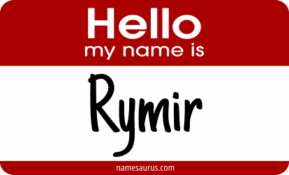 Hello my name is Rymir png download