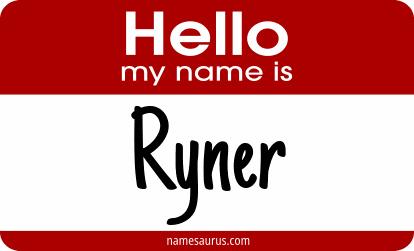 Hello my name is Ryner png download
