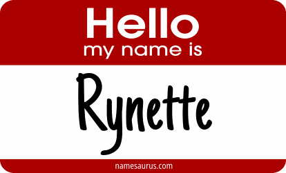 Hello my name is Rynette png download