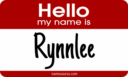 Hello my name is Rynnlee png download