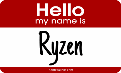 Hello my name is Ryzen png download