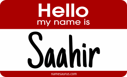 Hello my name is Saahir png download