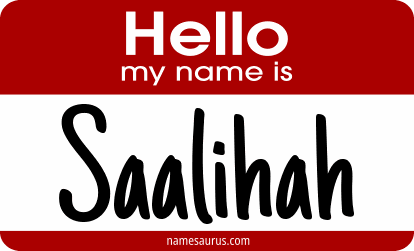 Hello my name is Saalihah png download