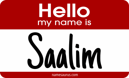 Hello my name is Saalim png download